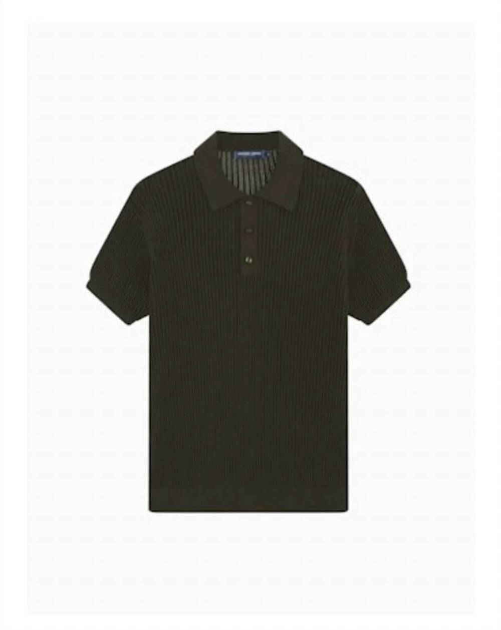 NEW FRESCOBAL CARIOCA men's vidal cotton blend buttoned short sleeve polo in sea